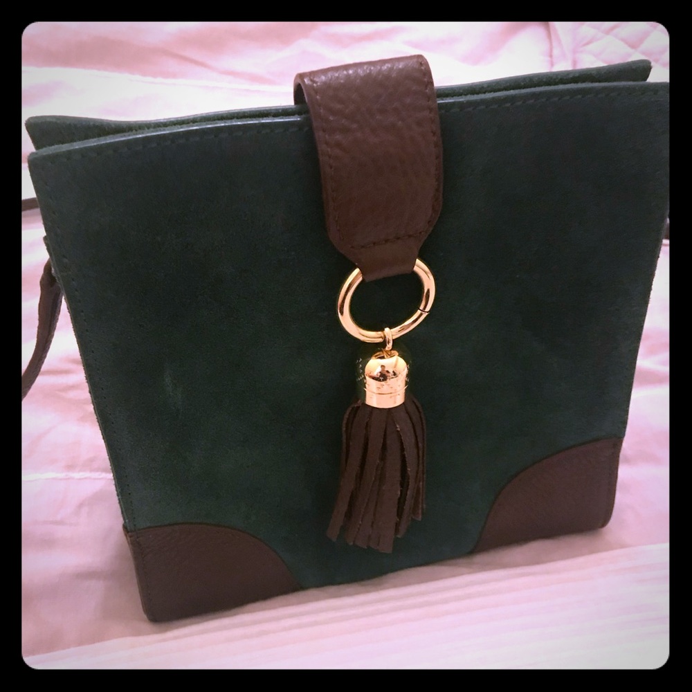 Talbots suede bag